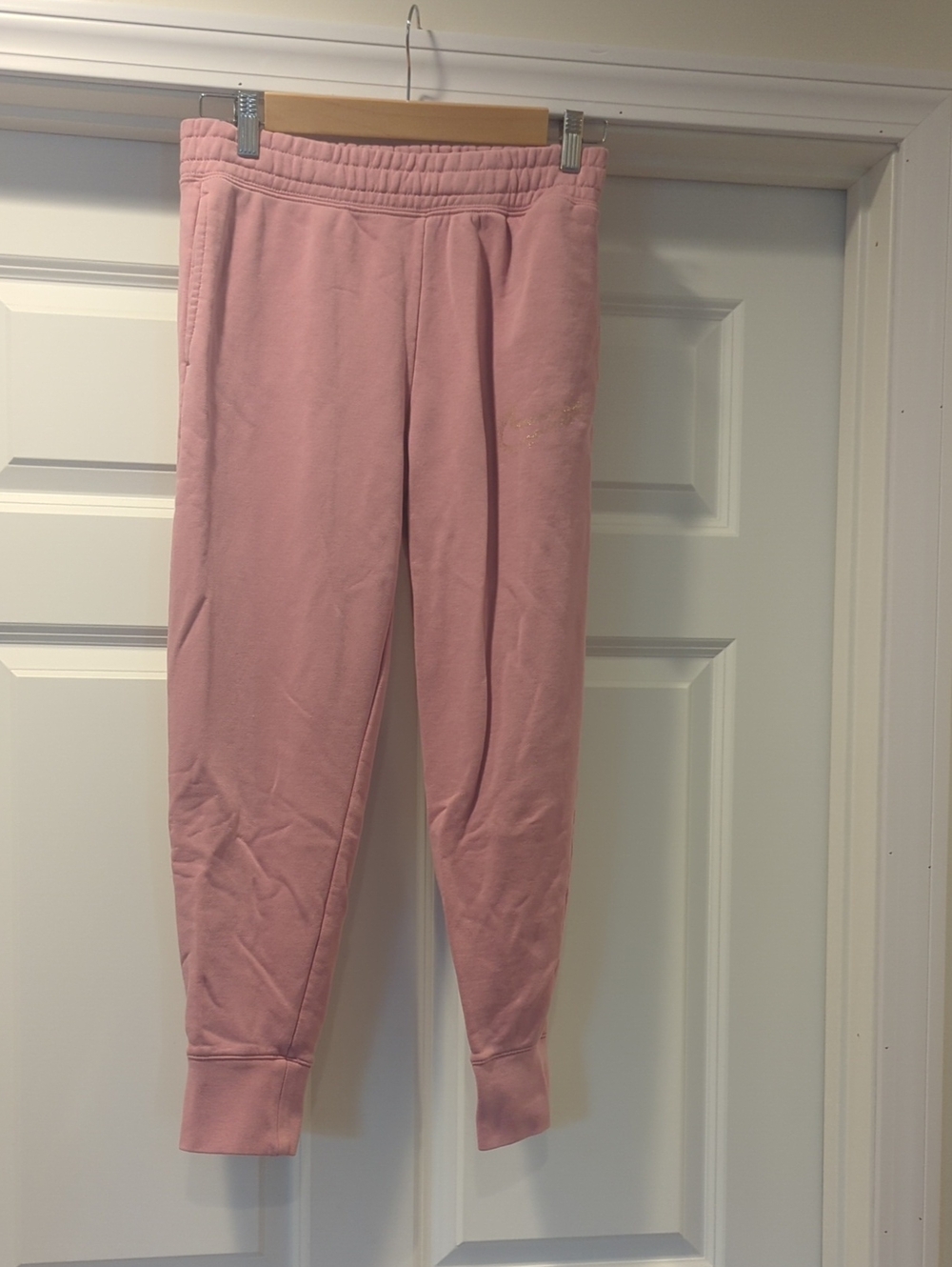 Nike Girls Pink Jogger with Pockets & Elastic Waist